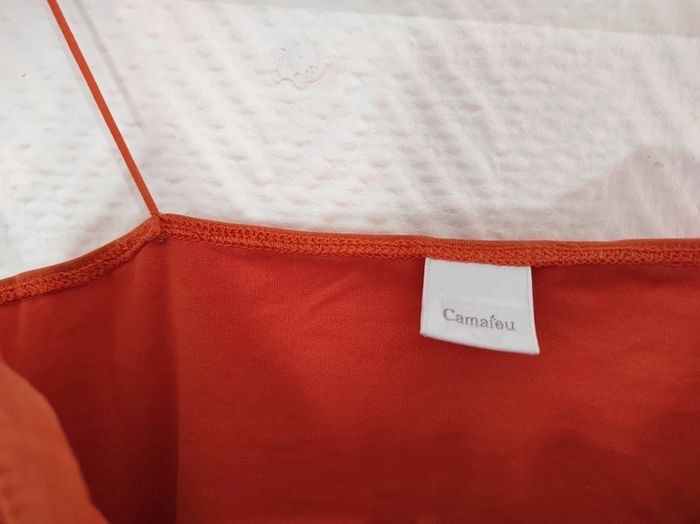Top orange camaïeu T 38/40 - photo numéro 3