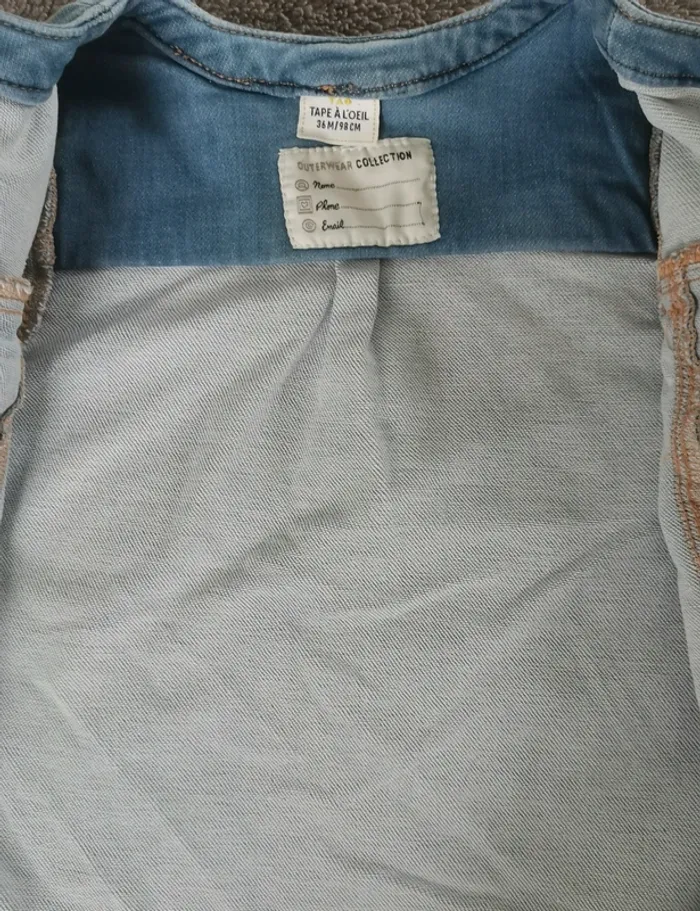 Veste en jean tape à l'œil 3 ans - photo numéro 4