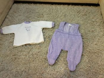 Salopette et pull