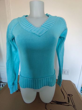 Pull turquoise