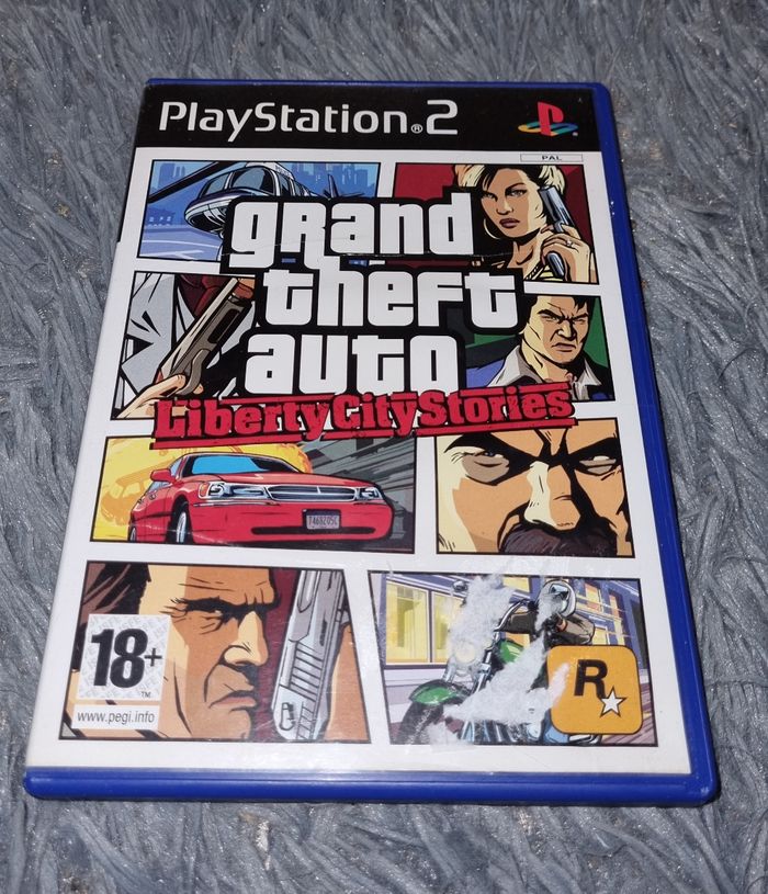 Boîte vide de jeu GTA Liberty City Stories PS2