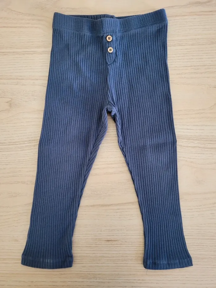Legging bleu marine Kiabi 36 mois