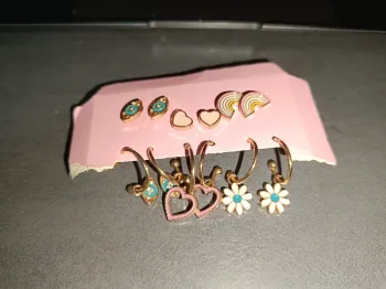 Lot boucles d'oreilles