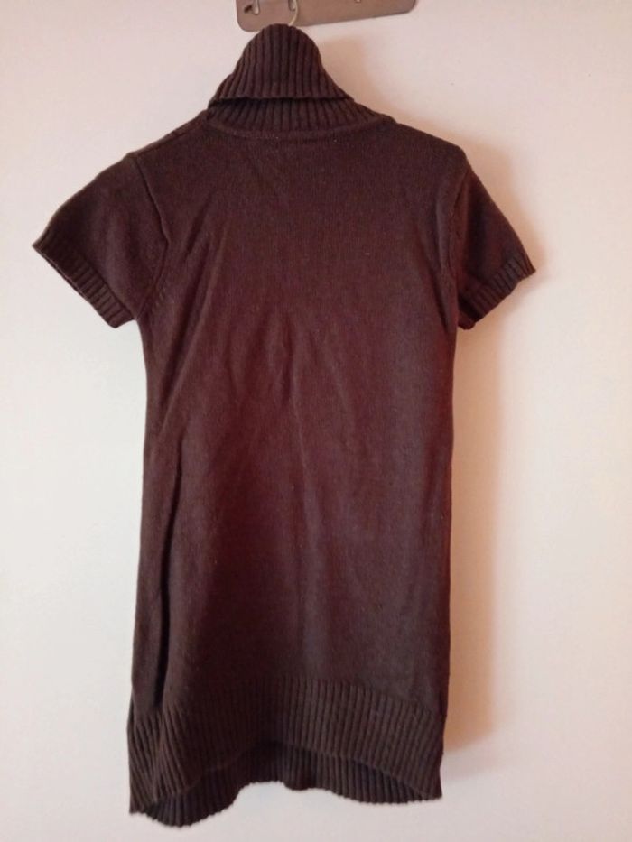 Jolie robe pull marron. 6 ans - photo numéro 7