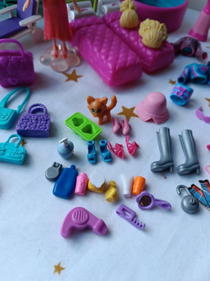 Polly pocket fashion mattel dress vêtement petite poupée doll magnétique aimant aimanté - photo numéro 4