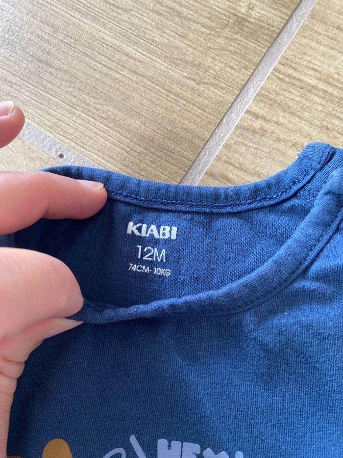 Tee-shirts manche longue kiabi 12 mois - photo numéro 3