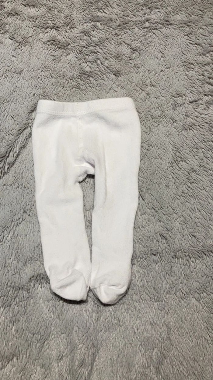 Petit robe bébé + collant blanc taille 14 - photo numéro 3