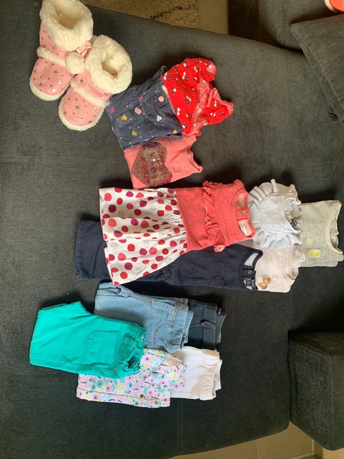 Lot vêtements fille 2 ans