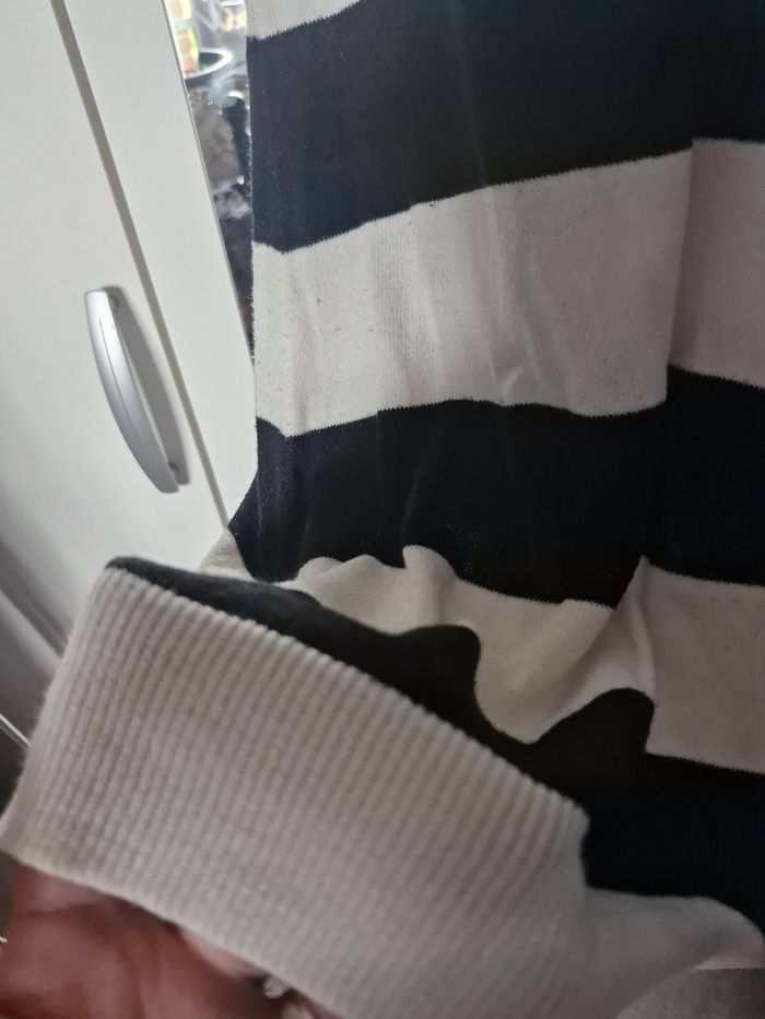 Jolie robe midi a col roulé drapé et manches courtes - photo numéro 5