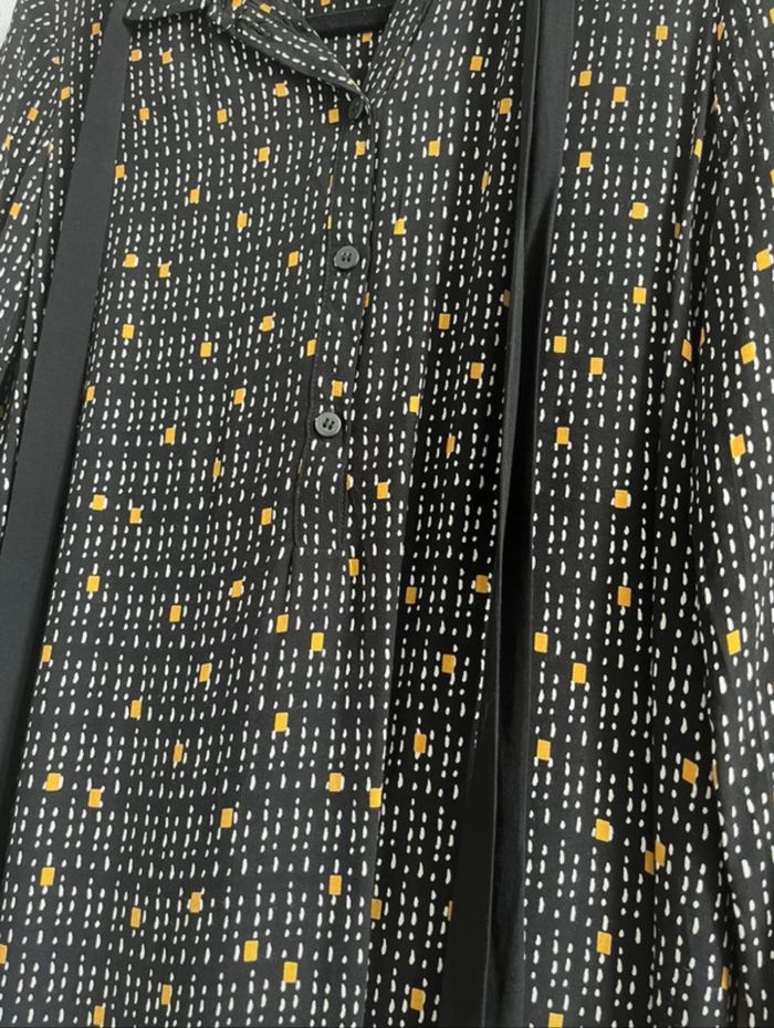 Robe Esprit noire avec motifs - photo numéro 4