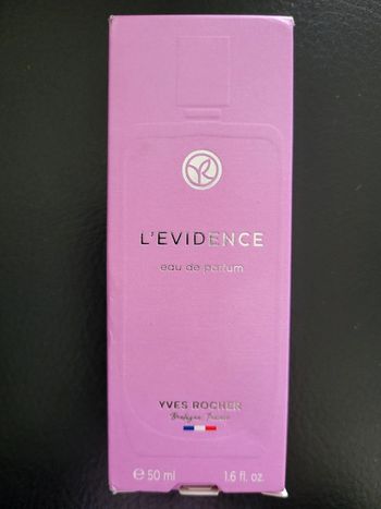Parfum l'évidence Yves rocher