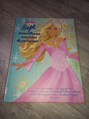 livre barbie 7 merveilleuses aventures de princesses