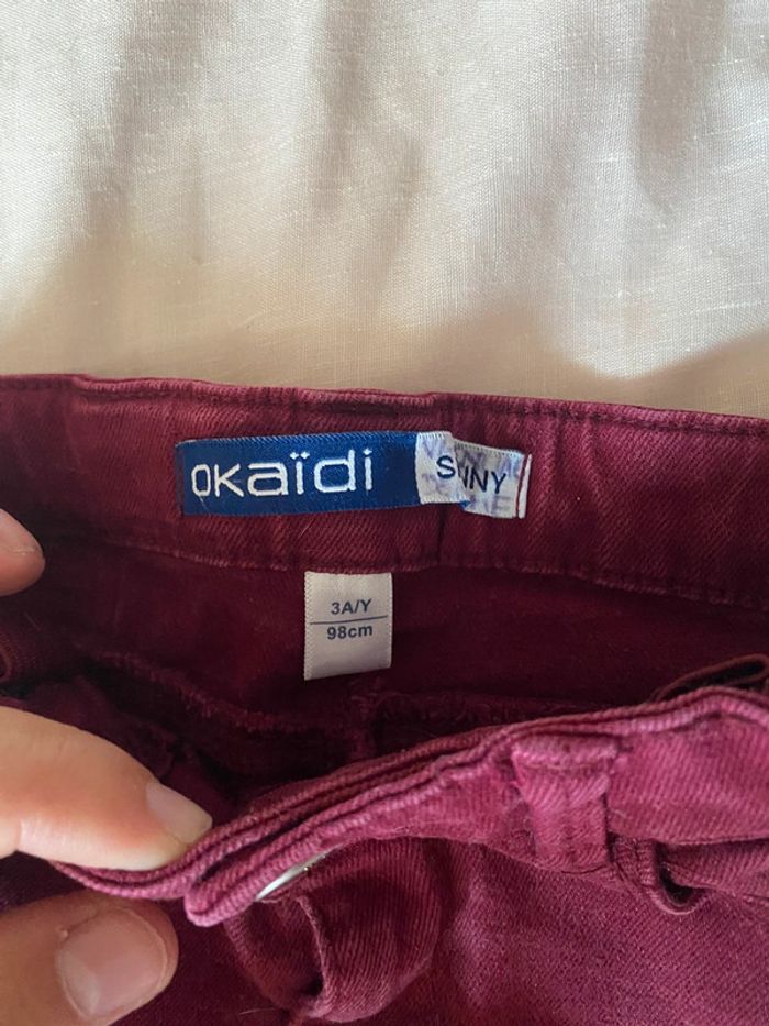 Jean skinny bordeaux - photo numéro 3