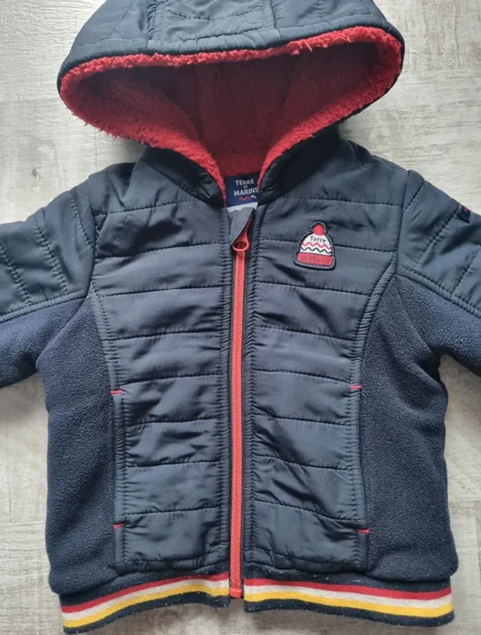 Parka doublé terre de marin 18 mois - photo numéro 2