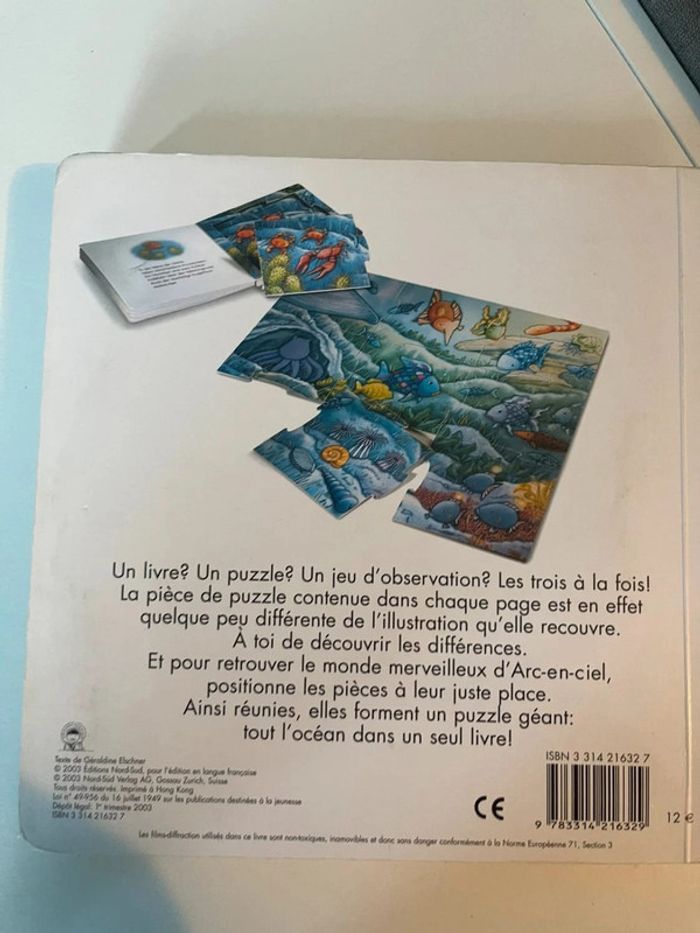 Livre puzzle arc en ciel a disparu - photo numéro 3