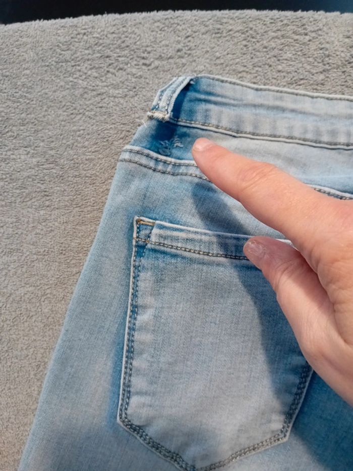 Jeans L/40 Femme Style Usé CC Fashion Petit Prix - photo numéro 9
