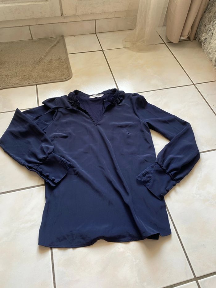 Blouse, Naf-Naf, bleu marine, taille 36