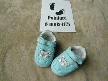 Tennis bleues – 6 mois