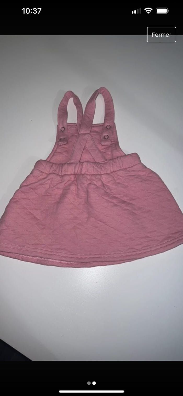 Robe rose taille 6 mois