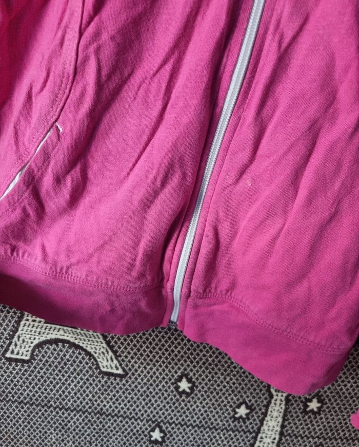 Gilet zippé de sport rose 10ans - photo numéro 6