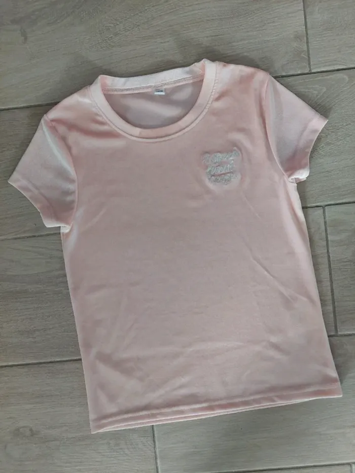 Tee-shirt velours 12 ans