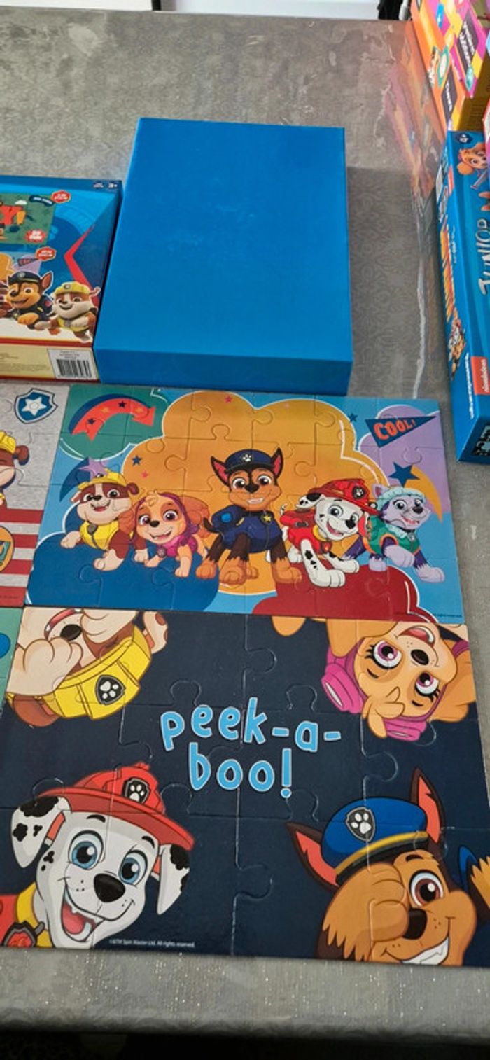 Boîte de 4 puzzles en 1 Pat Patrouille nickelodeon - photo numéro 5