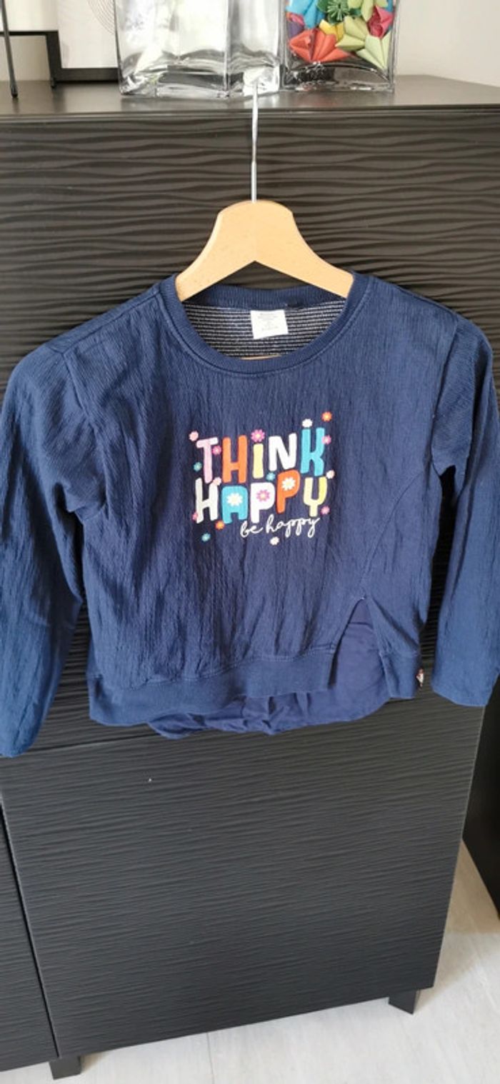 Tee shirt think happy