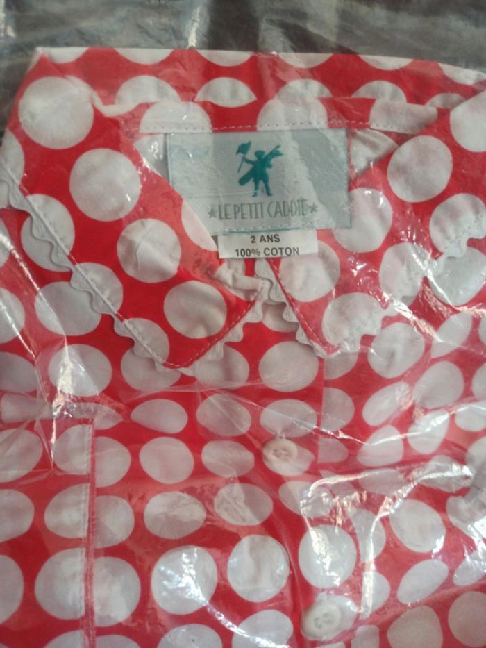 Pyjama le petit caddie 2 ans fille neuf - photo numéro 2