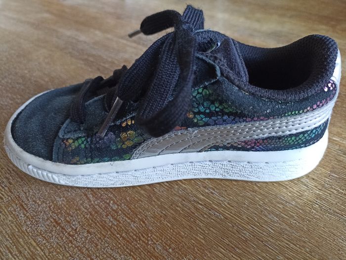 Chaussures enfant PUMA Suède taille 25 - photo numéro 5