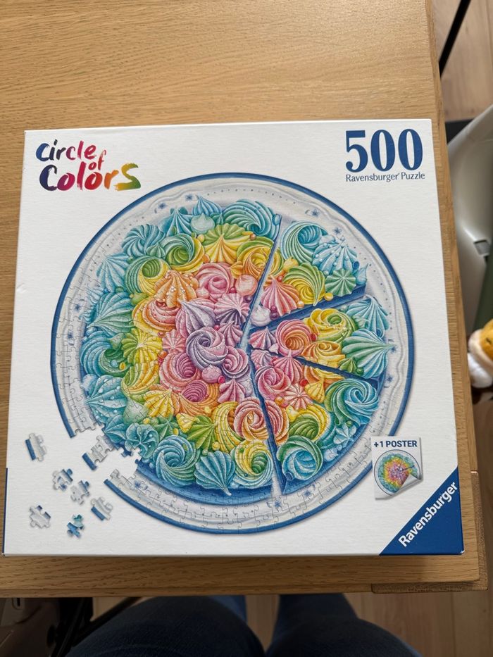 Magnifique puzzle rond Ravensburger Cicle of Colors - photo numéro 2