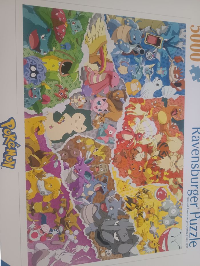 Puzzle ravensburger pokemon 5000 pièces
