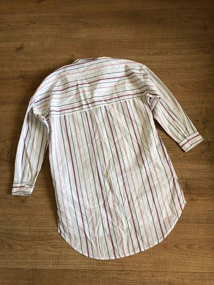 Chemise oversize blanche à rayures Esprit taille M TBE - photo numéro 16