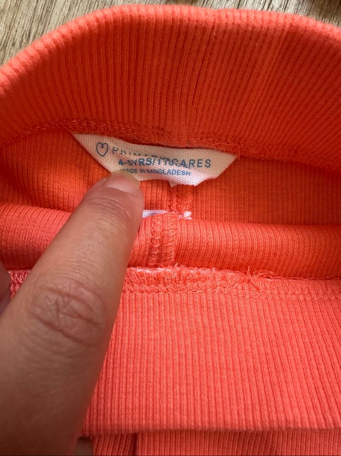 Lot de 4 Legging short côtelé fille 4/5 ans primark - photo numéro 5