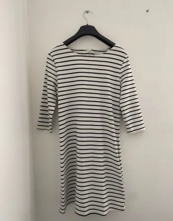 Robe marinière manches mi longues
