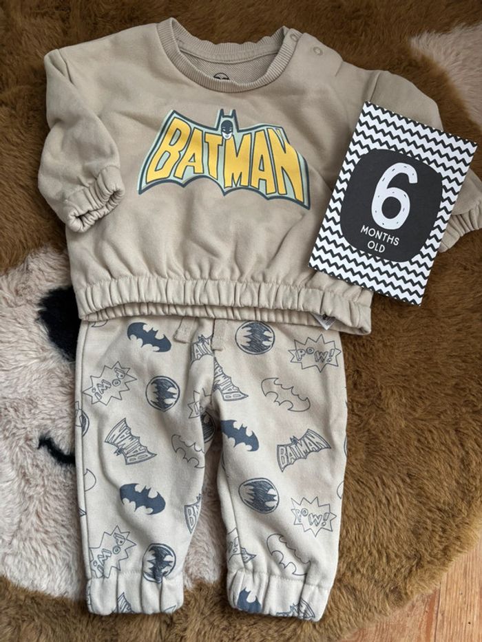 Ensemble jogging beige BATMAN t.6m