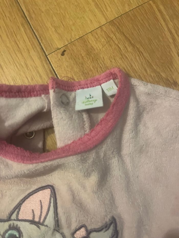 Pyjama velour Disney marie - photo numéro 2