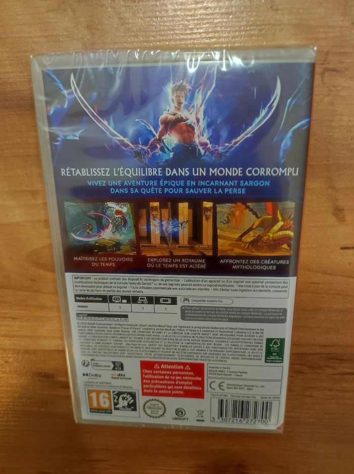 Jeu vidéo Nintendo Switch prince of persia the lost crown neuf sous blister - photo numéro 2