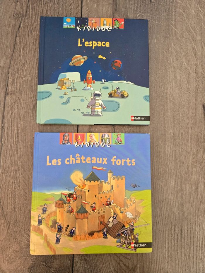 Lot 2 livres Kididoc - photo numéro 1