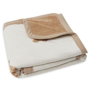 Couverture en coton bio ours Teddy Bear (75 x 100 cm) Neuve