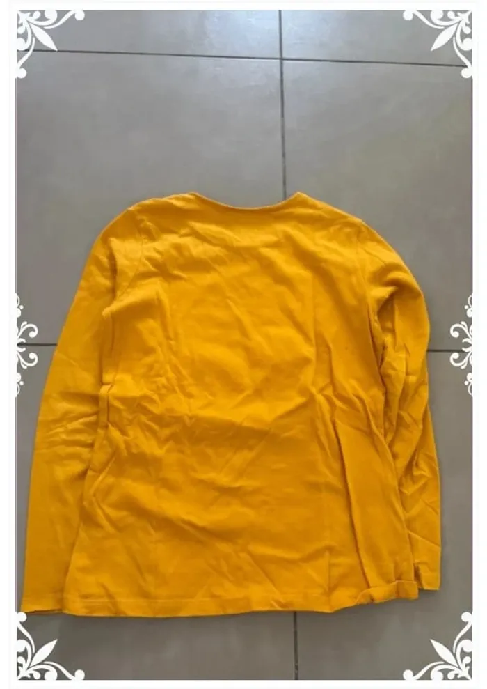 T-shirt jaune inextenso enfant fille taille 10 ans - photo numéro 5