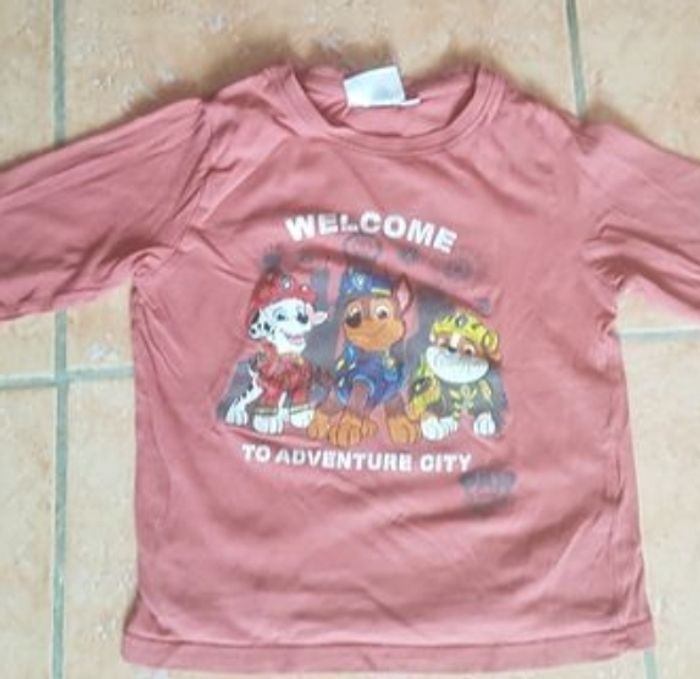 T shirt Paw Patrol garçon 6 ans pêche Nickelodeon