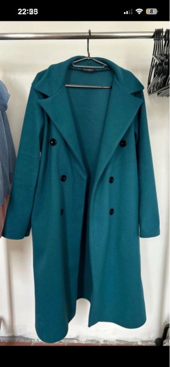 Veste/manteau bleu vert, New collection, taille M/L