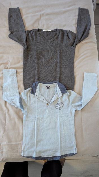 Lot Polo/pull garçon 5 ans