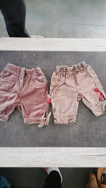 Lot de 2 shorts hiver