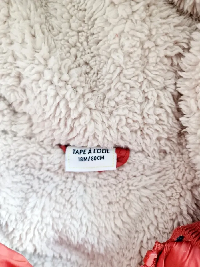 Tape À L'Œil - Manteau / veste / doudoune avec capuche oreilles, manches longues (18 mois) - photo numéro 5