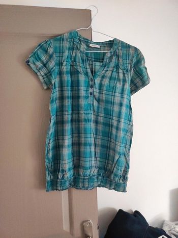 Chemisier turquoise
