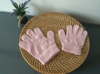 Gants fille rose