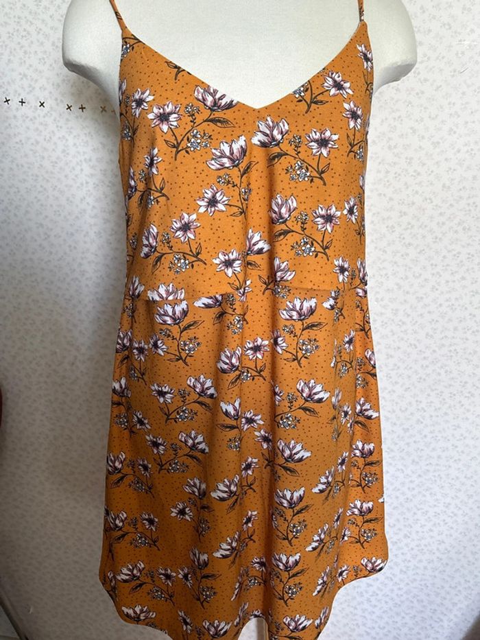 Robe à fleur taille 40 marque mango - photo numéro 2
