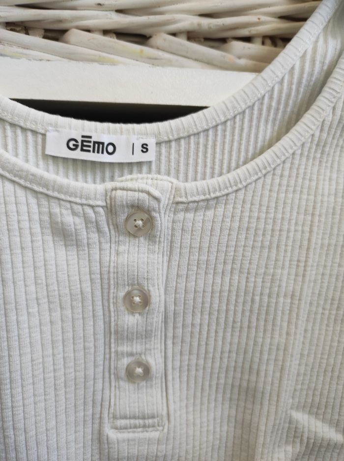 Débardeur blanc Gémo S - photo numéro 3