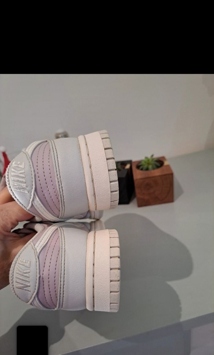 Nike Dunk Low grise violet - photo numéro 7